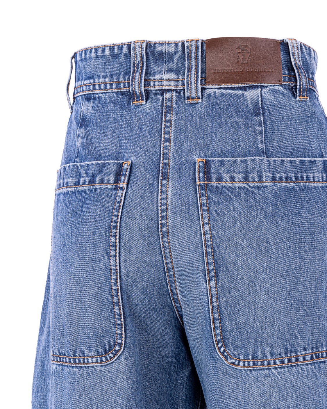 shop BRUNELLO CUCINELLI  Jeans: Brunello Cucinelli pantalone Baggy in denim.
Chiusura a zip con bottone.
Tasche frontali con taschino.
Tasche posteriori a toppa.
Decorazione in monile Nickel-free.
Composizione: 100% COTONE.
Fabbricato in Italia.. MH188P5811-C8997 number 241928